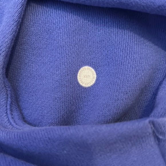 Lululemon Wild Indigo Scuba Oversized Full-Zip XS/S - Picture 4 of 8